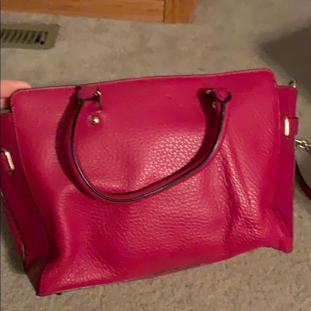 Pink Leather Coach - Picture 3 of 4